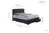 Valentino 2 Drawer Bed